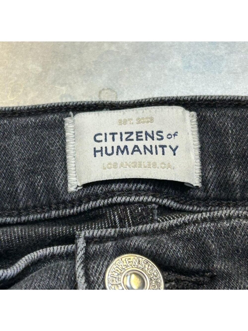 Citizens Of Humanity Jeans Womens 26 Raven Patch Pocket Wide Leg High Rise Denim - Picture 4 of 13